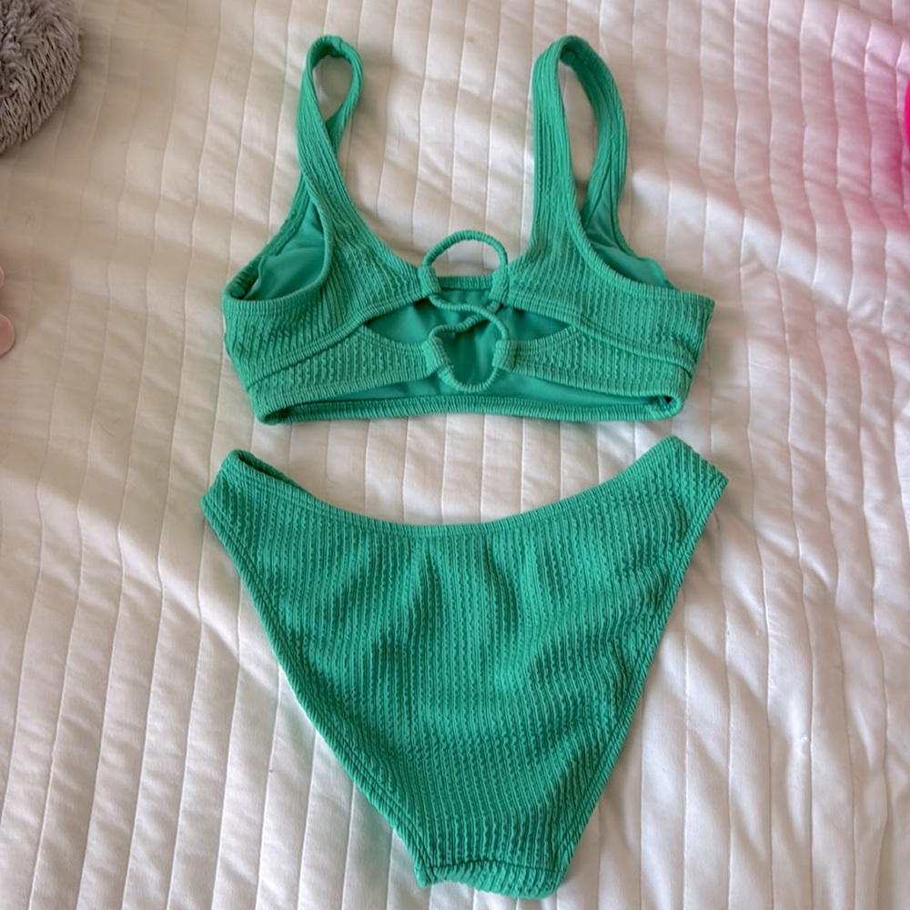 Green Target Bikini Set - Picture 2 of 3